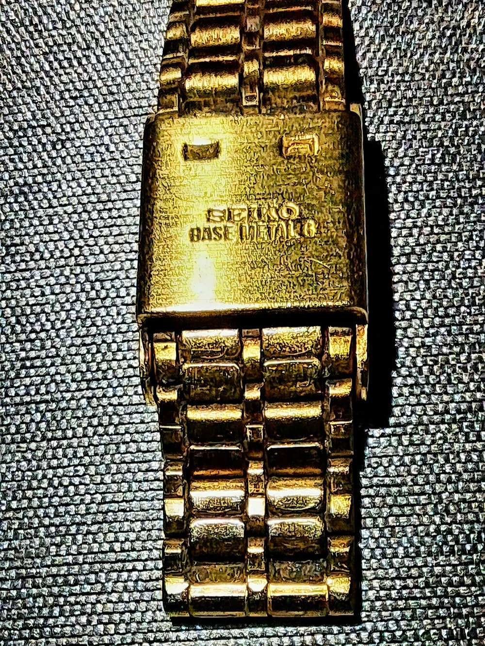 *Vintage*Seiko Gold Tone Ladies'Watch with White Dial